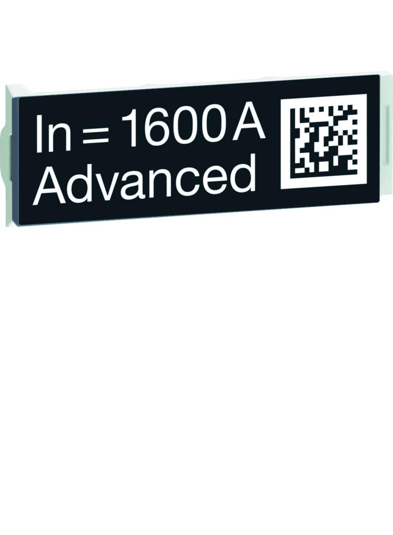 ACB HW2/4 Wtyczka z oznaczeniem znamionowym wyłącznika 1600A Advanced