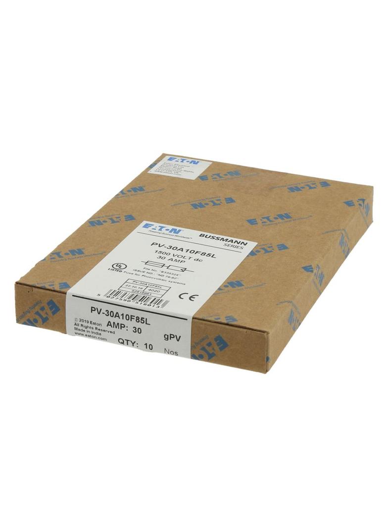 PV-30A10F85L Wkładka PV cylindryczna 30A,P 1500V DC 10x85MM PV-30A10F85L EATON