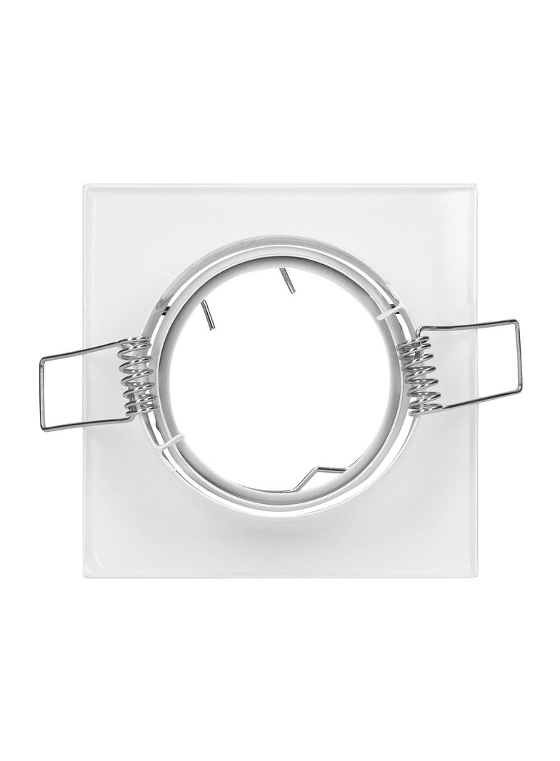 SUTRI SM ramka dekoracyjna oprawy punktowej, MR16/GU10 max 50W, kwadrat, regulowana, biała AD-OD-6178/W ORNO