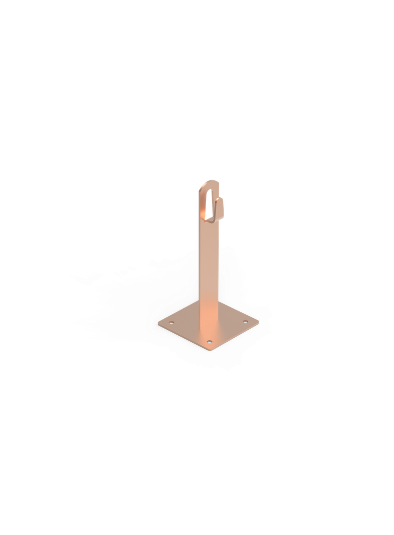 CU UCHWYT DACHOWY Z PŁYTKĄ 15.1 CU