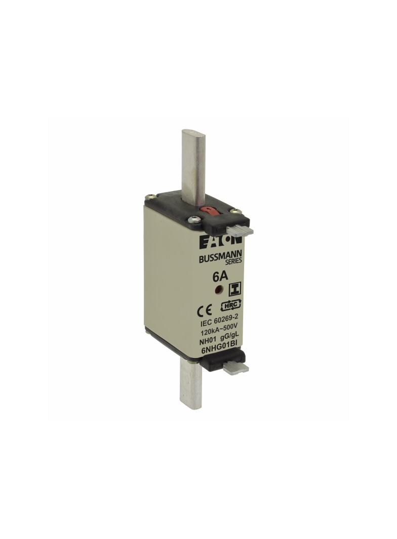 6NHG01BI Wkładka NH 6A 500V GG rozmiar 01 6NHG01BI EATON