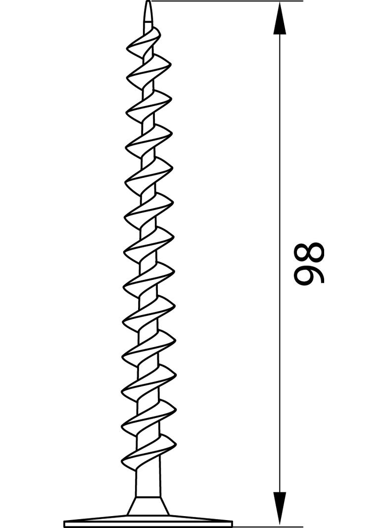 Wkręcane Kołki do montażu-izolacji KWM-100 (4szt) 22.198 OPATÓWEK
