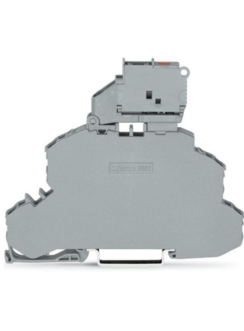 TOBJOB S złączka bezpiecznikowa dwupiętrowa z uchylną podstawką