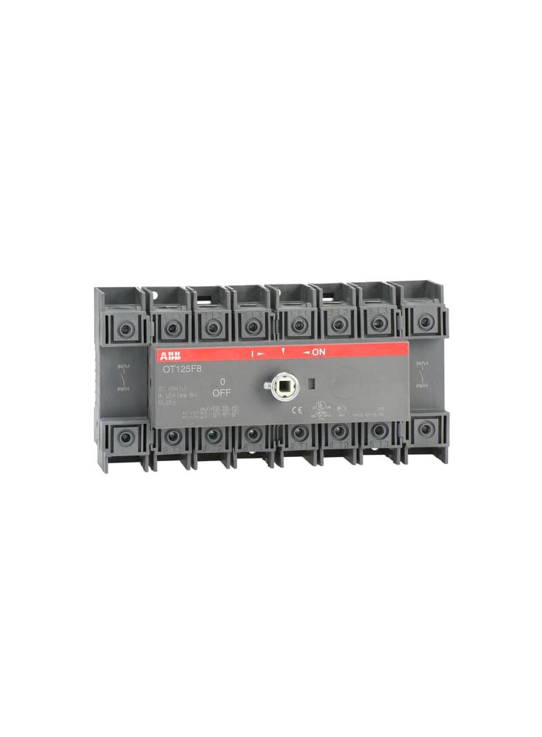 OT125F8 rozłącznik izolacyjny 125A,8-b.bez wałka i rączki 1SCA105059R1001 ABB