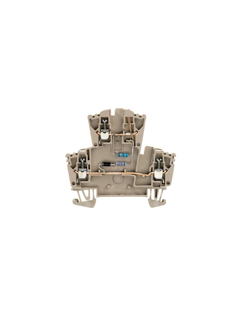 WDK 2.5 LD 1D 2R 115VAC Złączki szynowe z elementami elektronicznymi /25szt./ WEIDMULLER