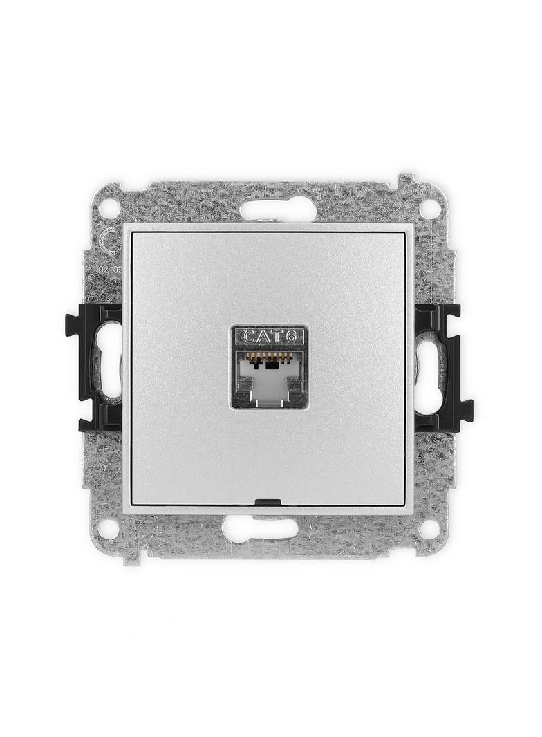 ICON Mechanizm gniazda komputerowego pojedynczego 1xRJ45, kat. 5e, ekranowany, 8-stykowy, bez pola o