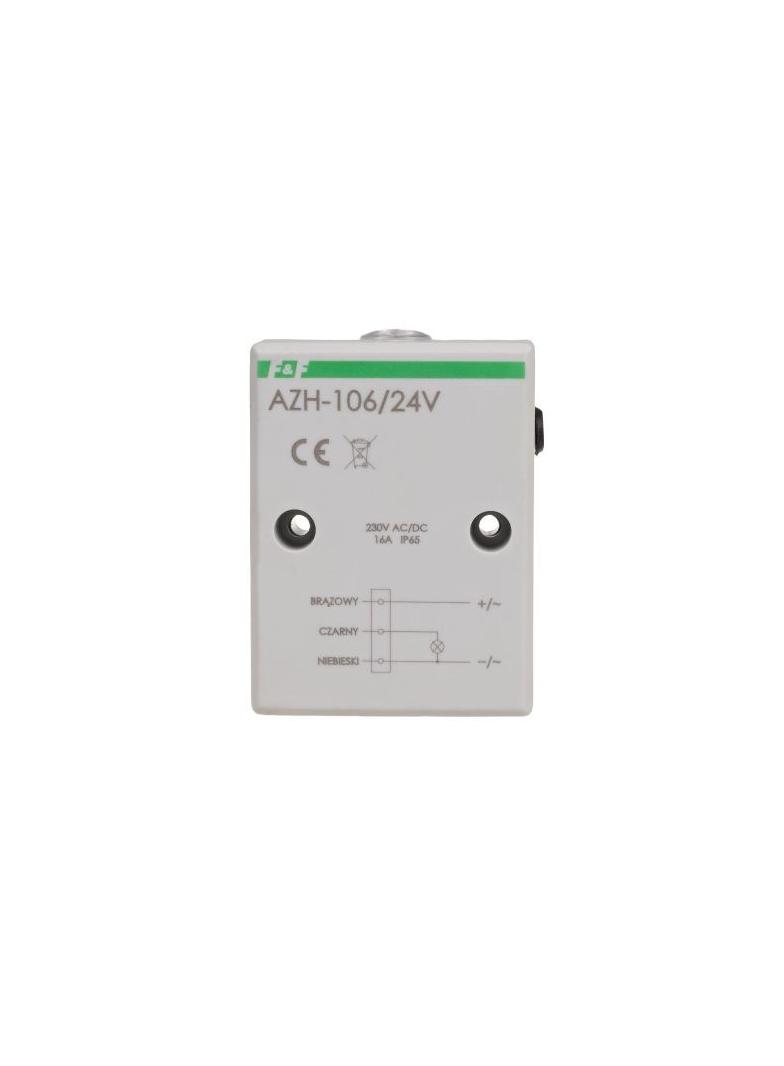 Automat zmierzchowy z wewnętrznym czujnikiem światłoczułym 24V AZH-106-24V F&F