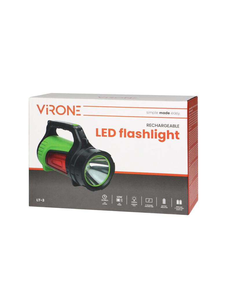 Latarka akumulatorowa LED 10W 1000lm 4000mAh powerbank wskaźnik baterii LT-3 ORNO