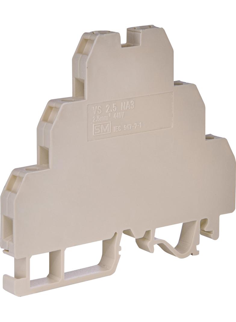 Złączka gwintowa 3–piętrowa (2,5 mm2) VS 2,5 NA 3 003901320 ETI