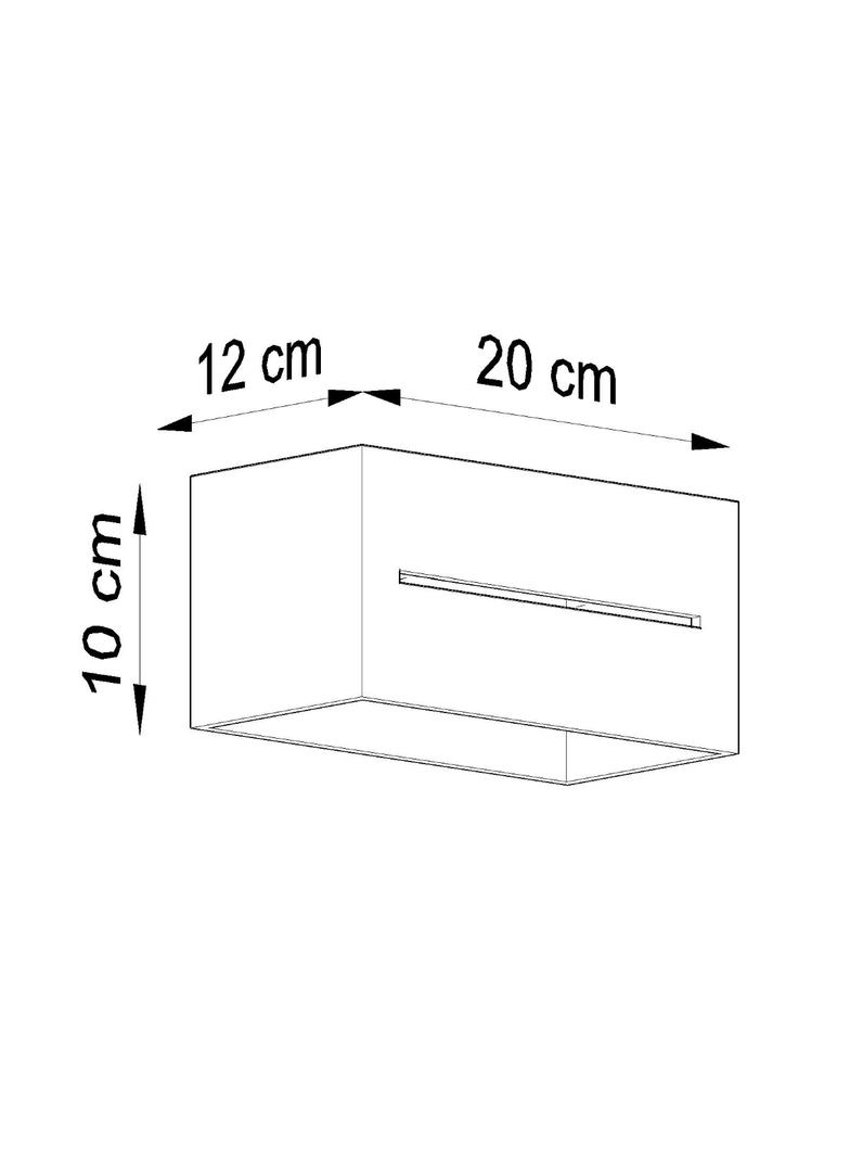 Sollux Kinkiet LOBO MAXI szary SL.0529