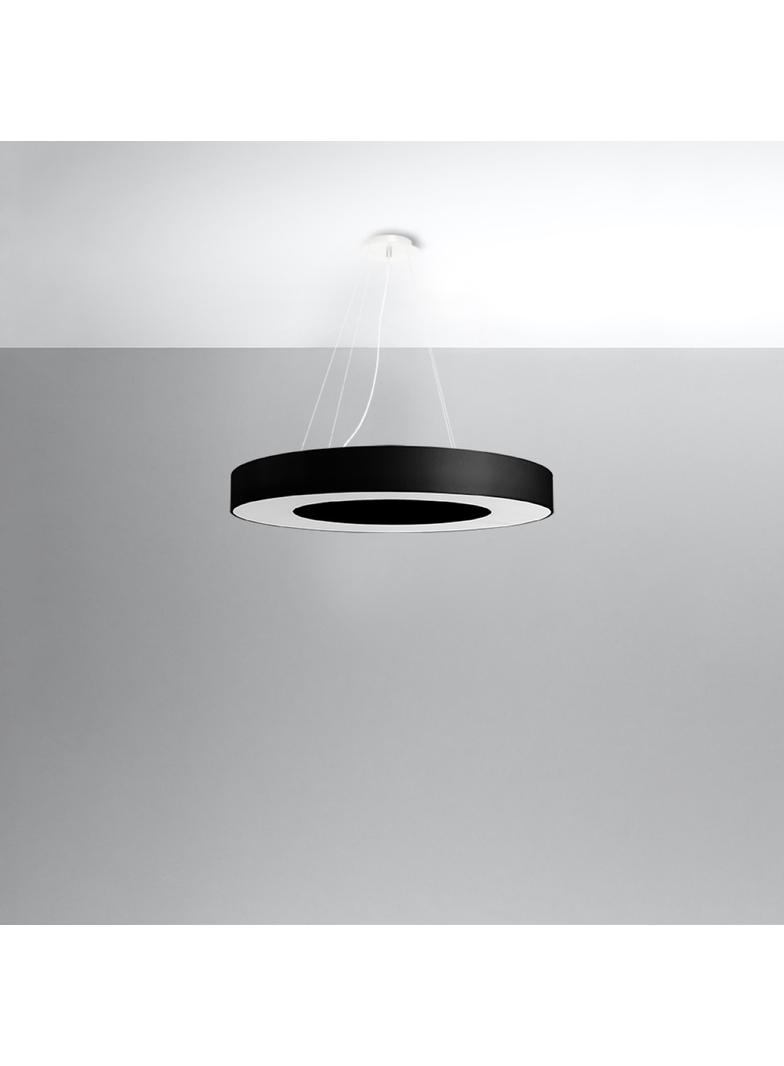 Sollux Żyrandol SATURNO SLIM 70 czarny SL.0754