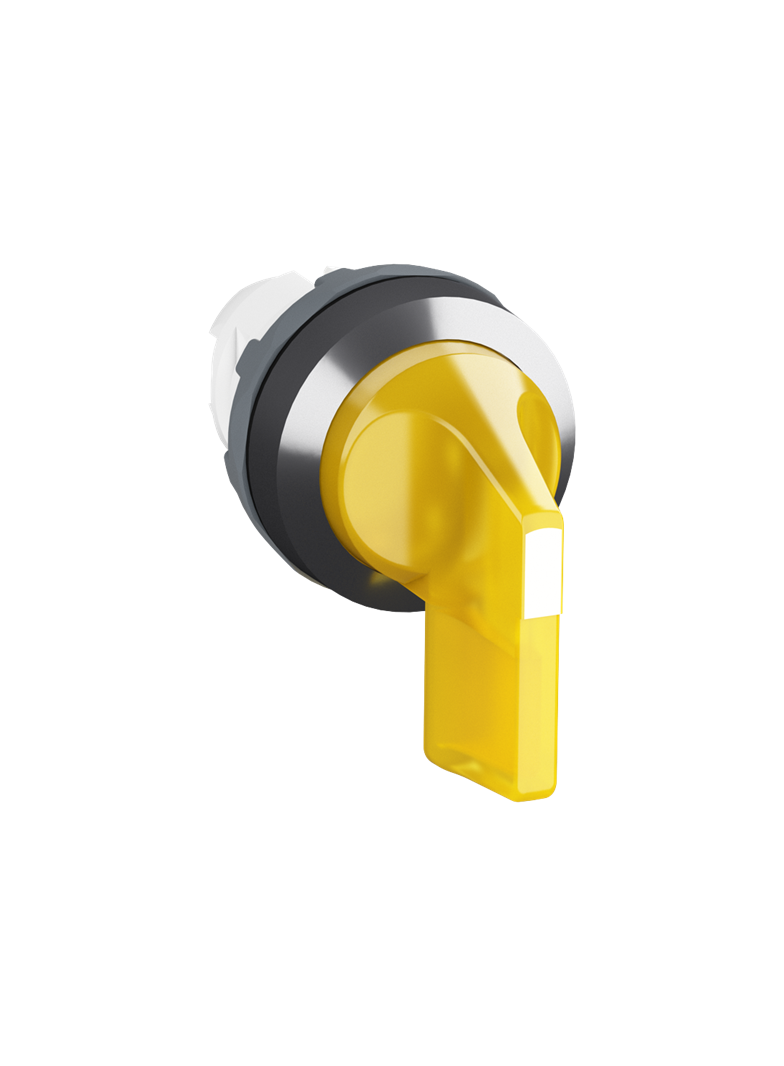 Przełącznik obrotowy 3poz. żółty M3SS5-21Y