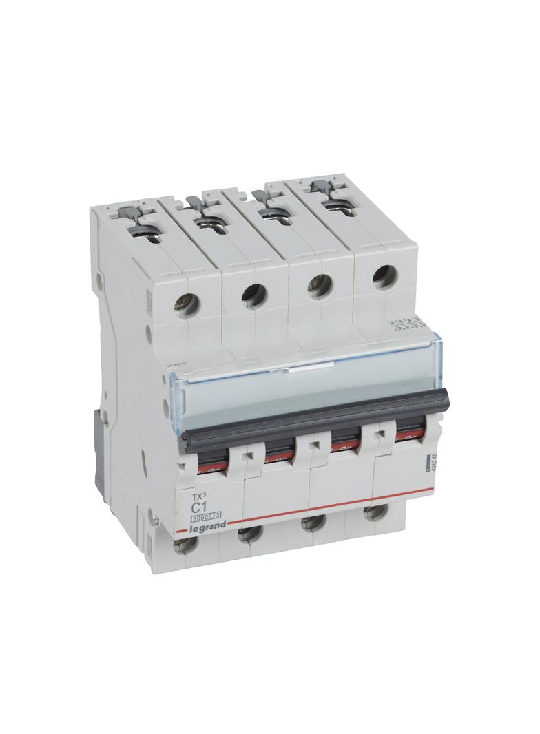 WYŁĄCZNIK NADPRĄDOWY S 314 4P C 1A 10000A SERII TX3, Legrand