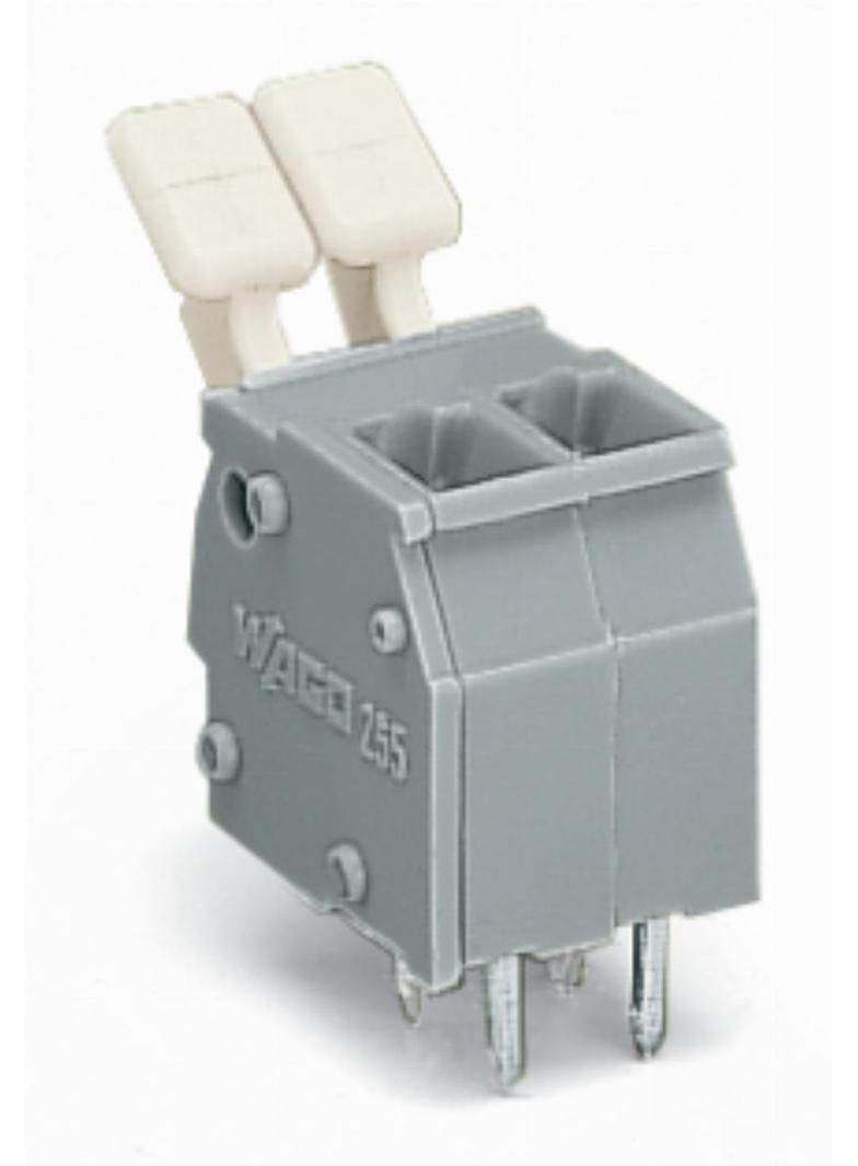 listwa zaciskowa do pł. drukowanych 3-torowa szara raster 5/5,08 mm