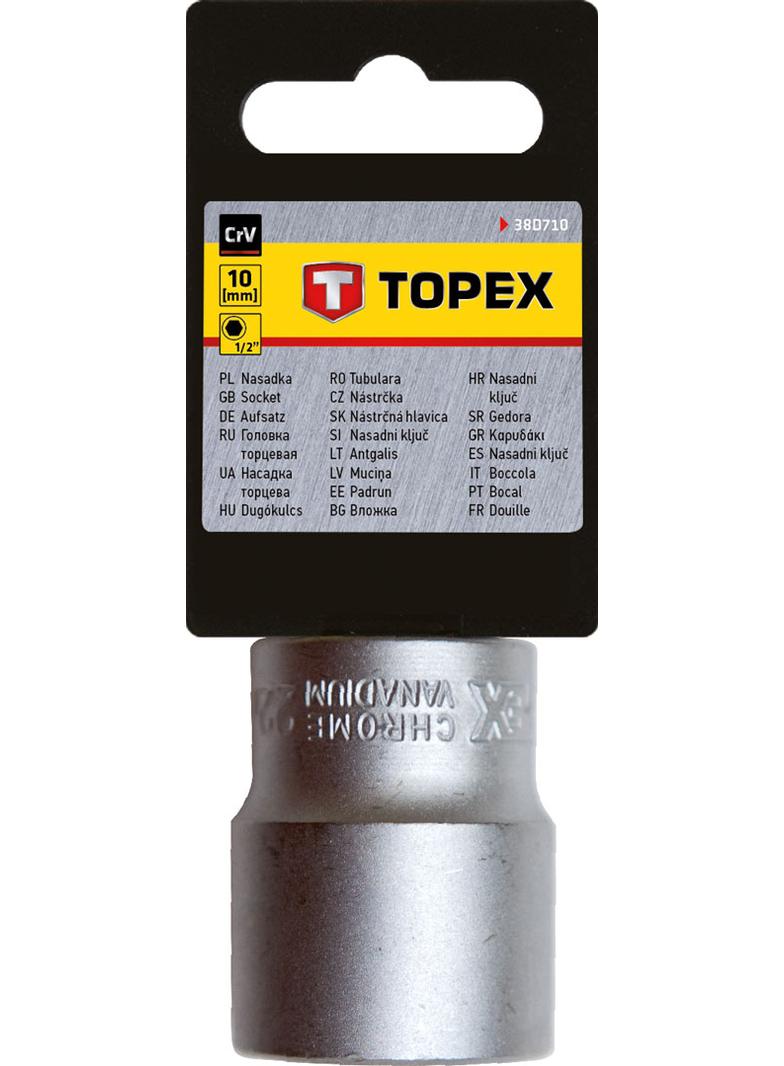 Nasadka sześciokątna 1/2", 10 mm