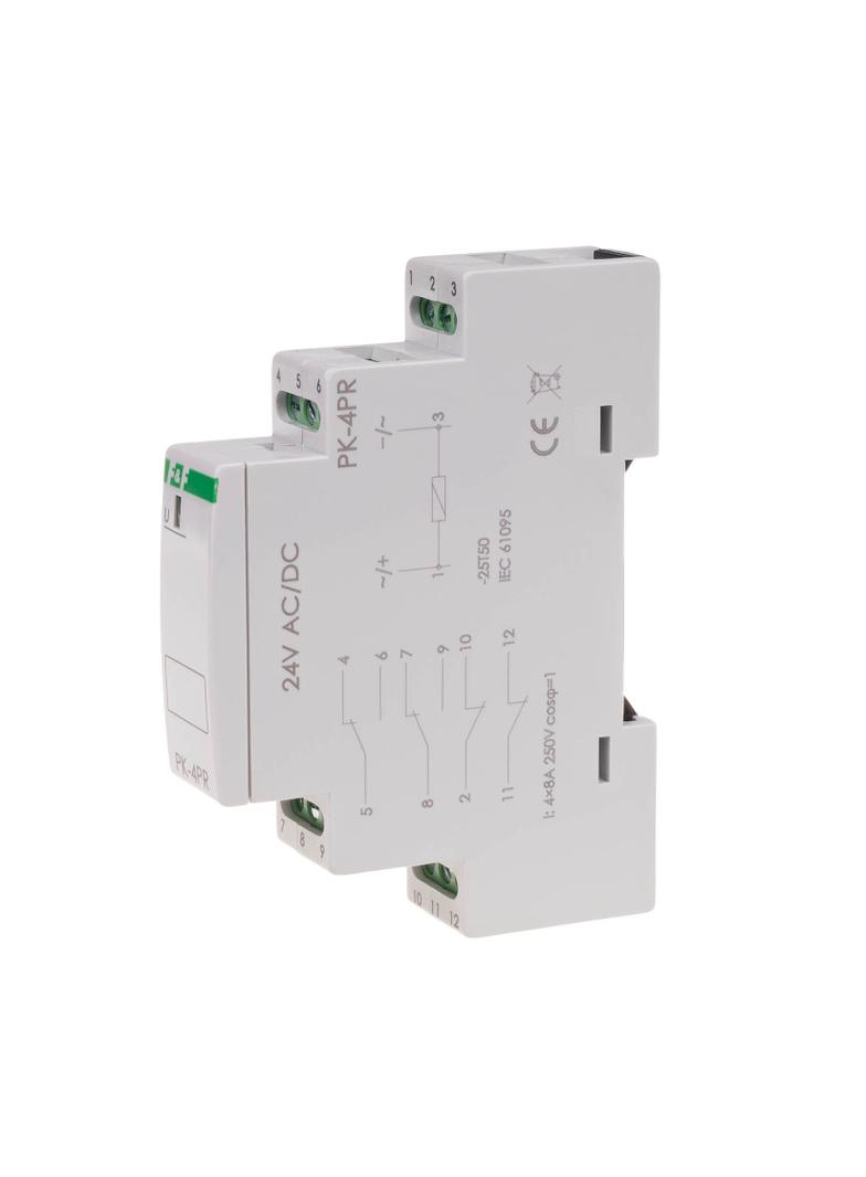 Przekaźnik elektromagnetyczny PK-4PR 24V PK-4PR-24V F&F