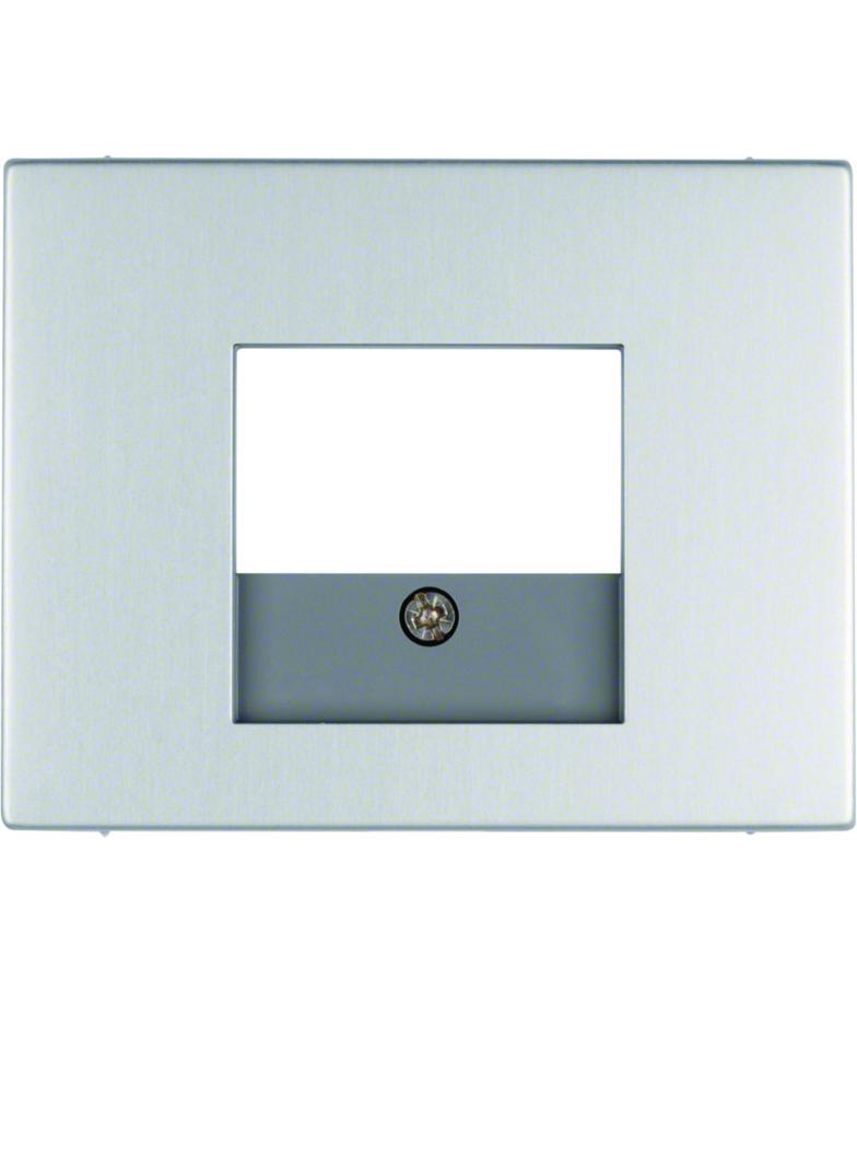 BERKER K.5 Płytka czołowa do gniazda głośnikowego i gniazda ładowania USB aluminium 10357003 HAGER