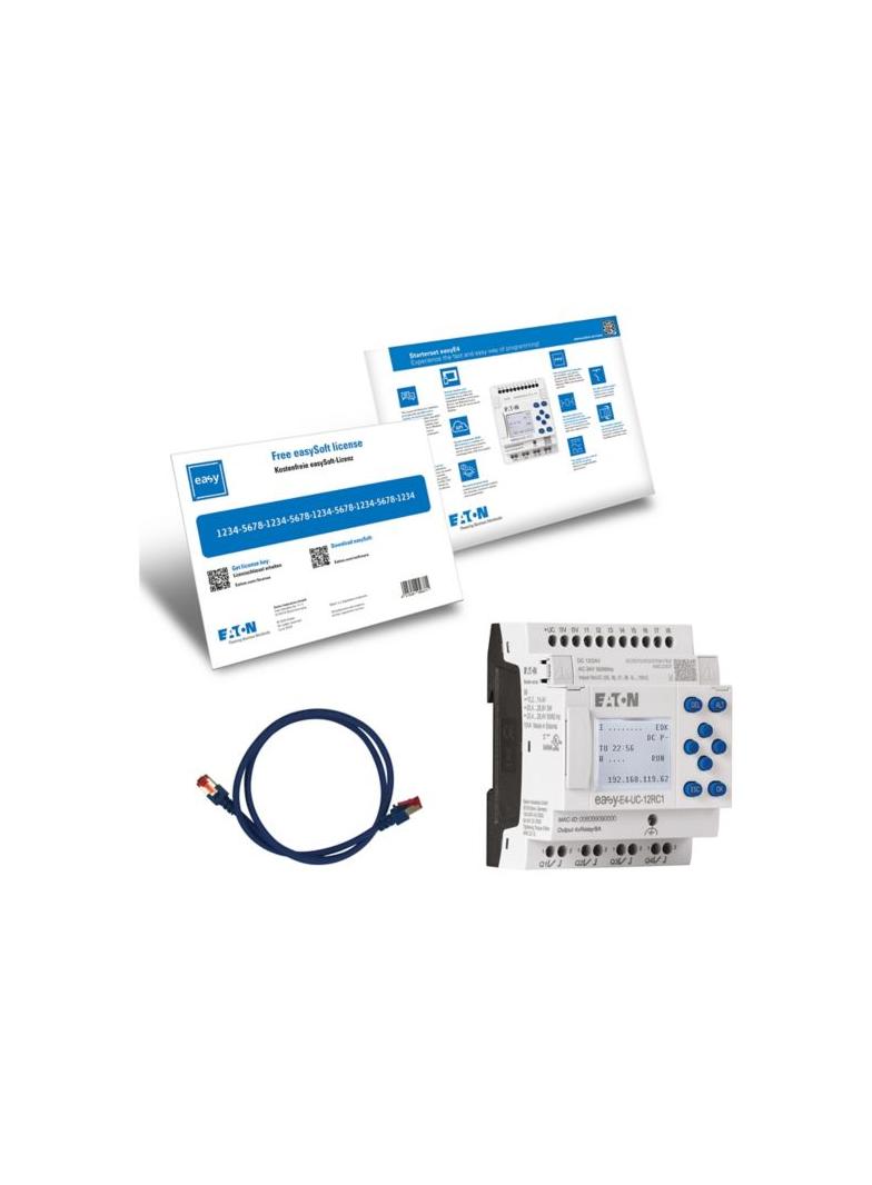 EASY-BOX-E4-UC1 easyE4 Soft kabel - STARTERKIT 197227 EATON