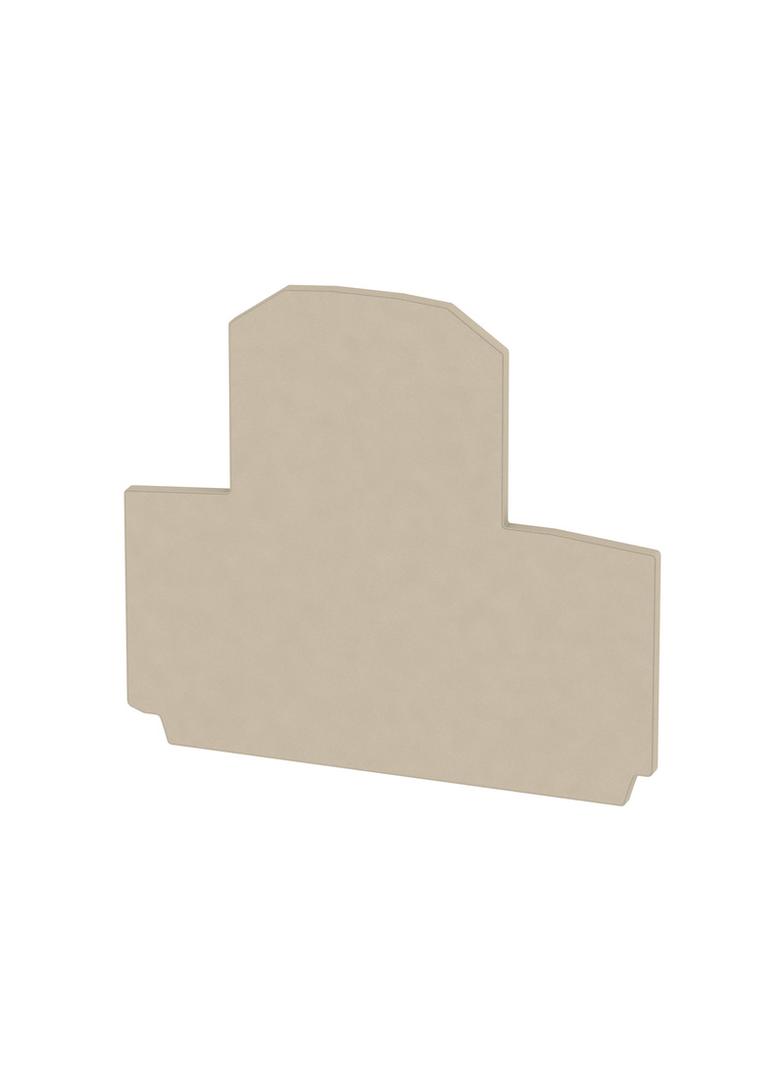 WAP WDK2.5/4 N Płytka końcowa (styki), 60 mm x 1.5 mm, Ciemnobeżowy /20szt./ 1084000000 WEIDMÜLLER