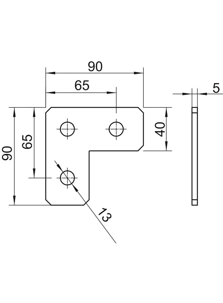 GMS 3 VP L FT, PŁYTA ŁĄCZ. L KSZT. FT