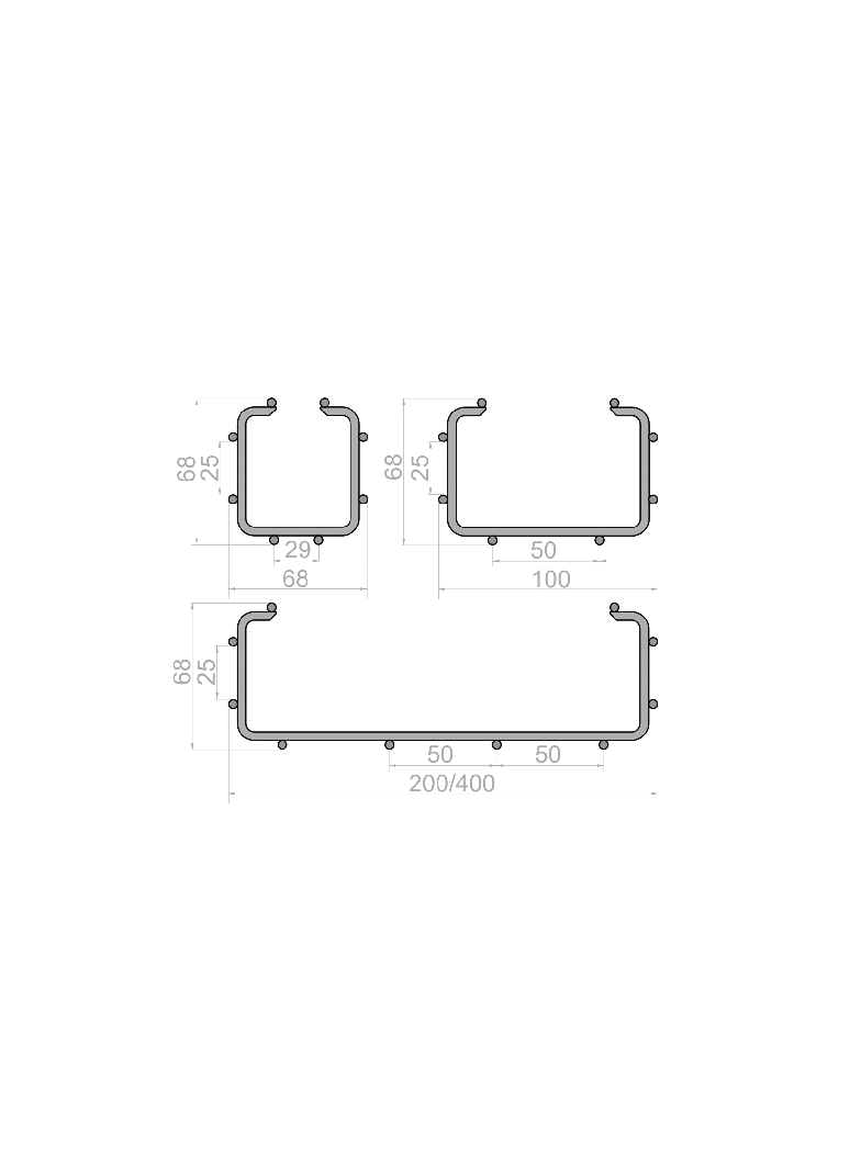 KCS300H60/3 Korytko siatkowe