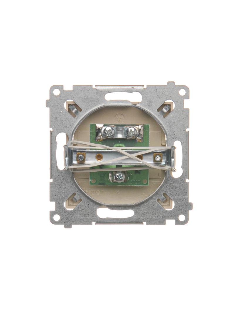 Simon 54 Gniazdo antenowe TV pojedyncze Do instalacji indywidualnych kremowy