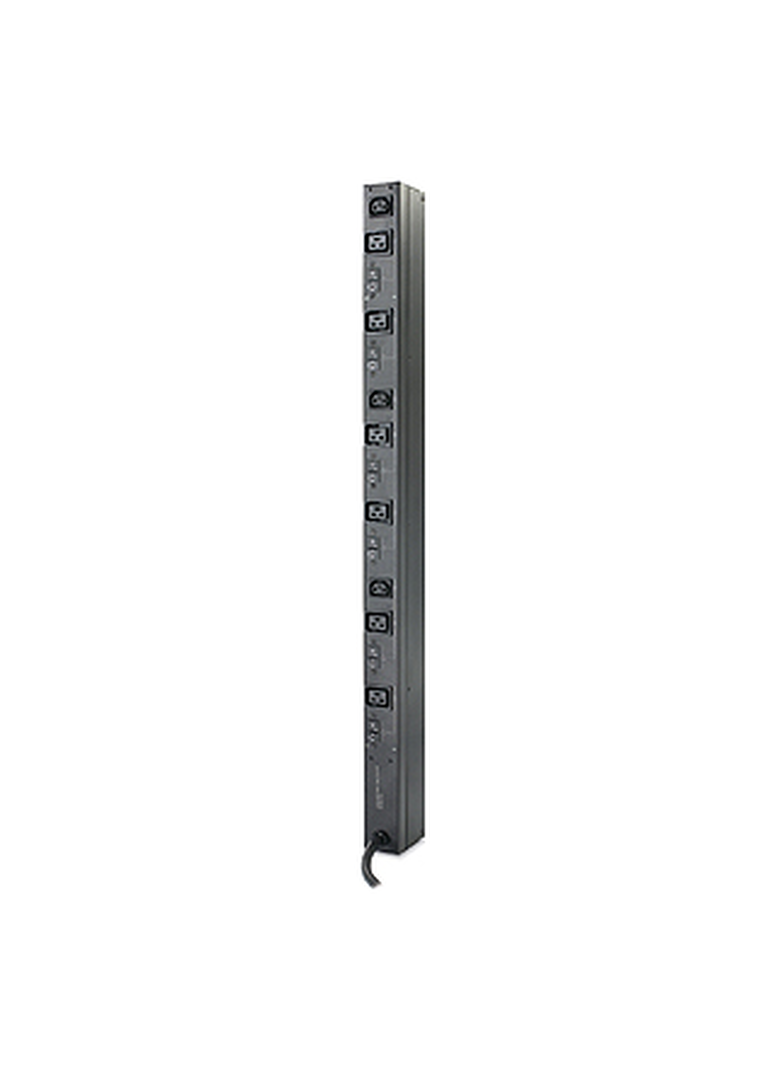 Podstawowa listwa zasilająca PDU do montażu w szafie zero U 22 kW 400 V (6) C19 i (3) C13