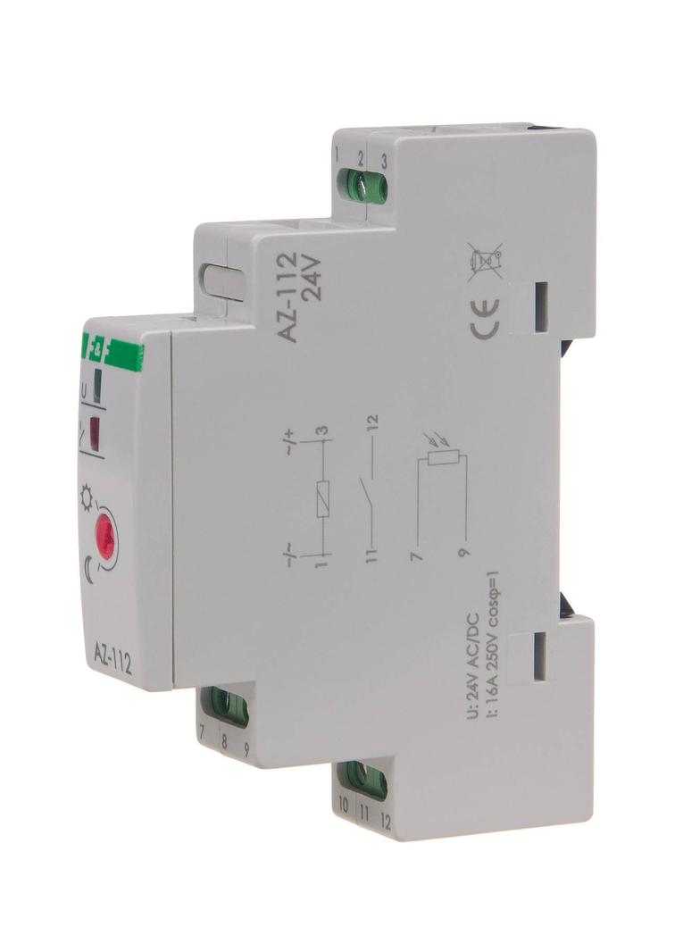 Automat zmierzchowy z zewnętrzną sondą hermetyczną AZ-112-24V F&F