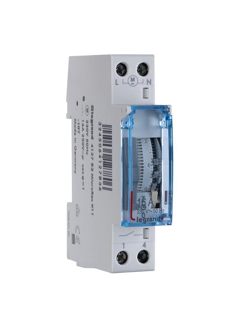 PROGRAMATOR ANALOGOWY TYGODNIOWY 1-MODUŁOWY, Legrand