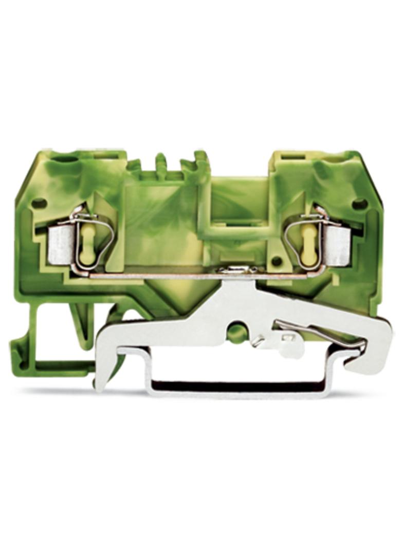 złączka PE 2-przewodowa 2,5 mm2 żółto-zielona