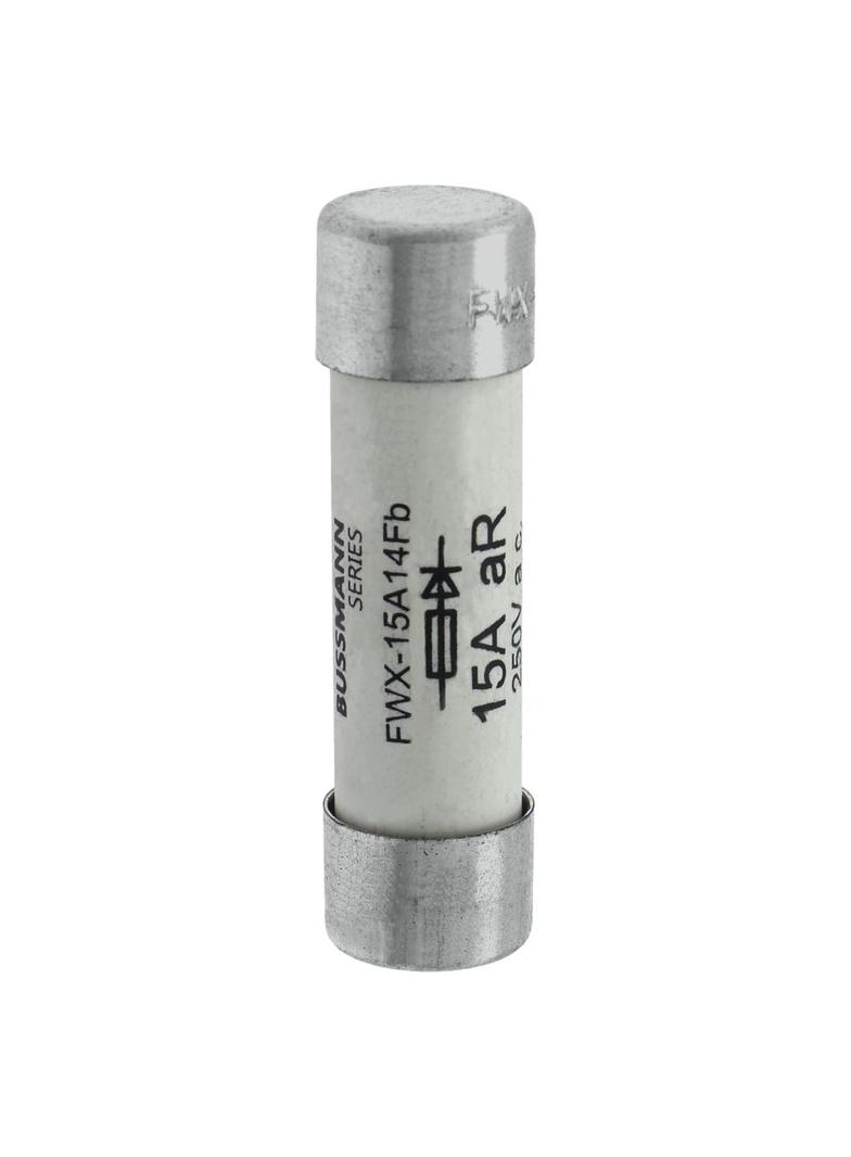 15A 250V AC 14X51mm S/COND FERRULE FUSE Wkładka szybka 15A AC 250V DC 250V 14x51 mm aR UL FWX-15A14F