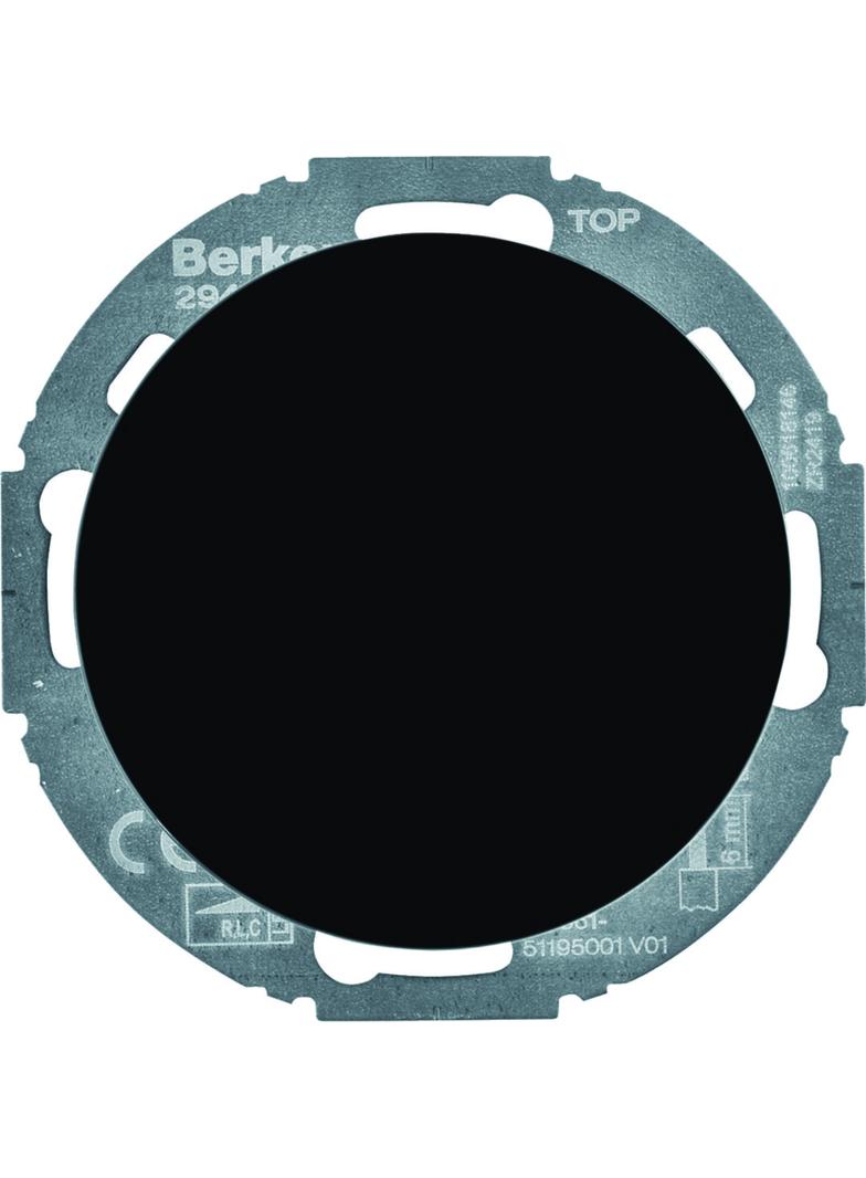 R.classic Ściemniacz obrotowy komfort, czarny, obc. R/L/C 20-420 W, LED 3-100 W