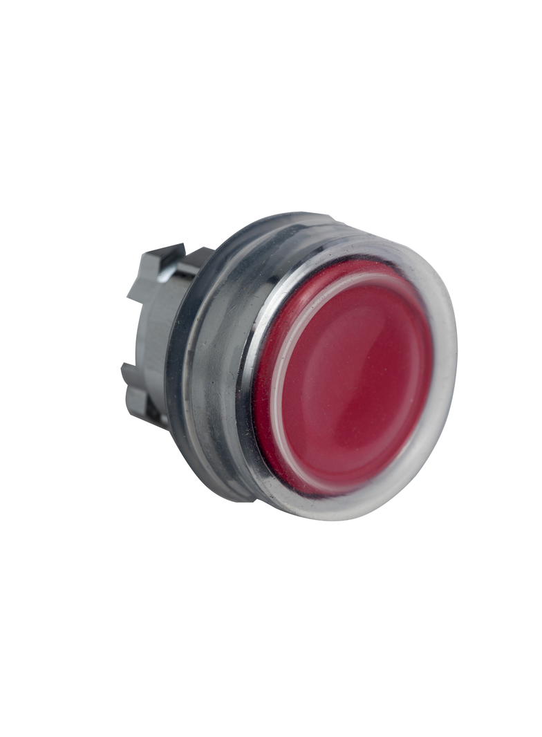 Harmony XB4 Napęd przycisku płaski okapturzony czerwony samopowrotny bez podświetlenia metalowy
