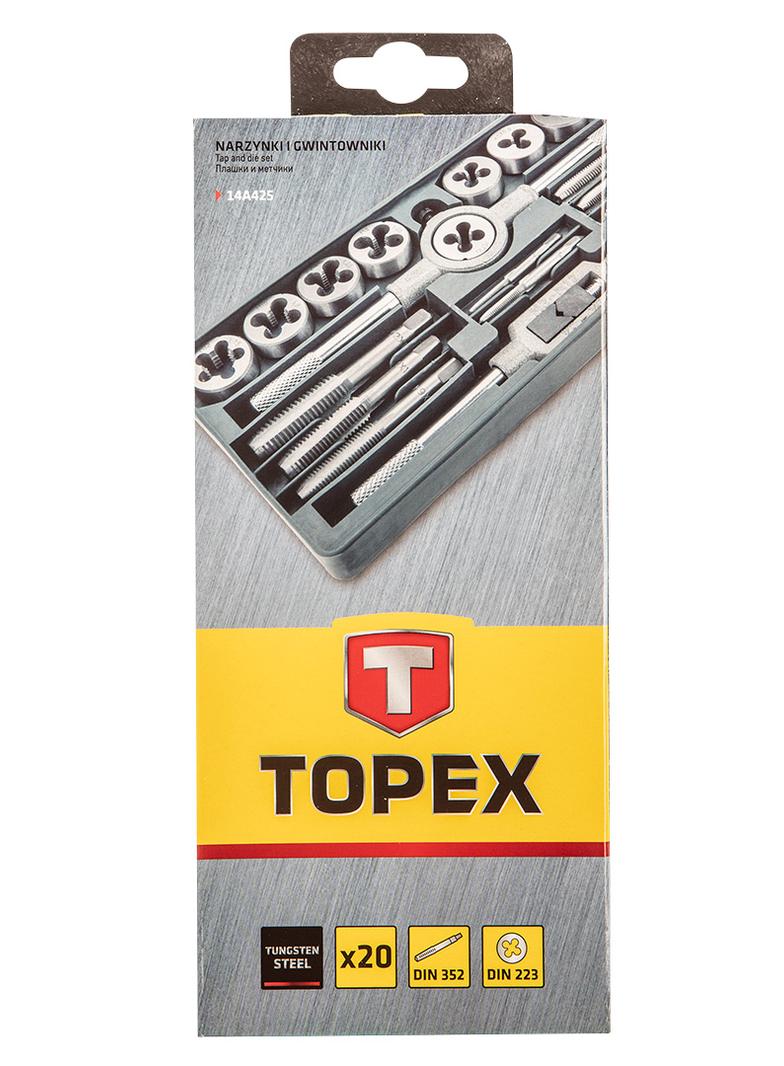 Narzynki i gwintowniki M3-M12, zestaw 20 szt.