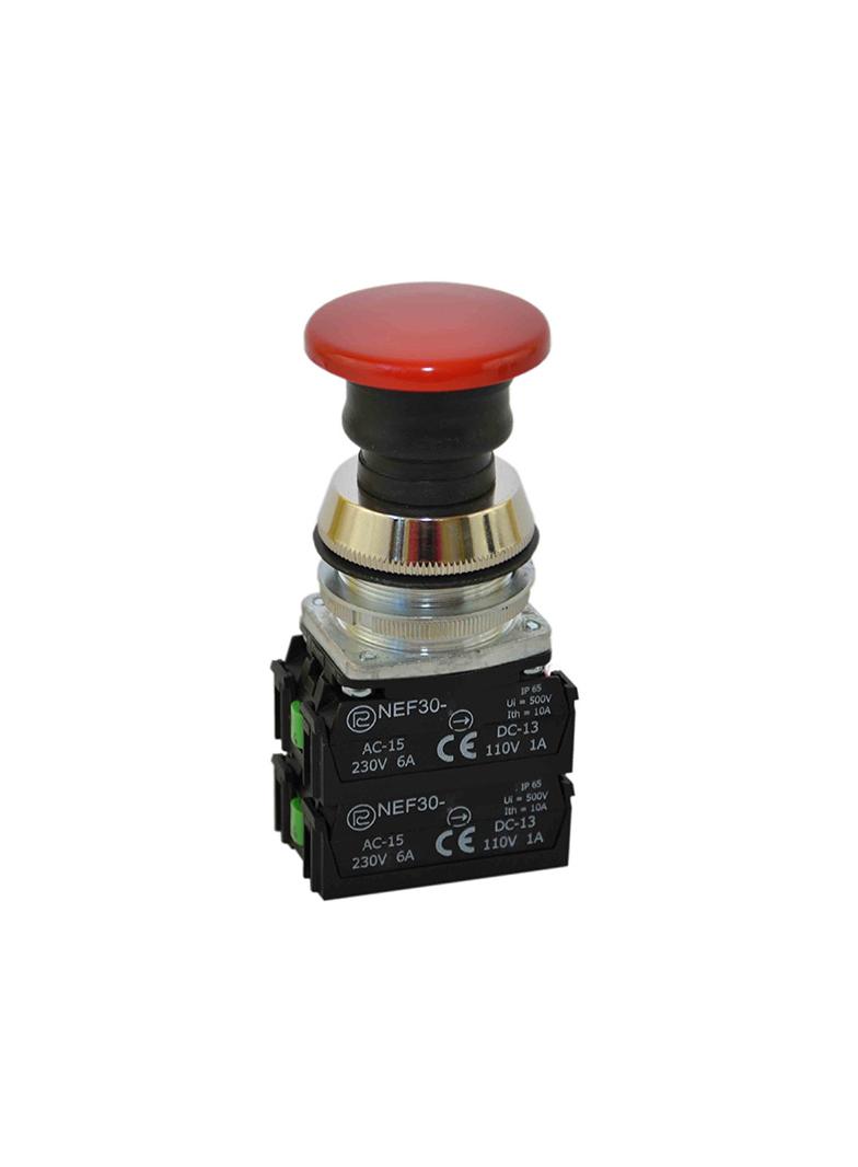 Przycisk NEF30-UD3Y czerwony W0-NEF30-UD 3Y C PROMET