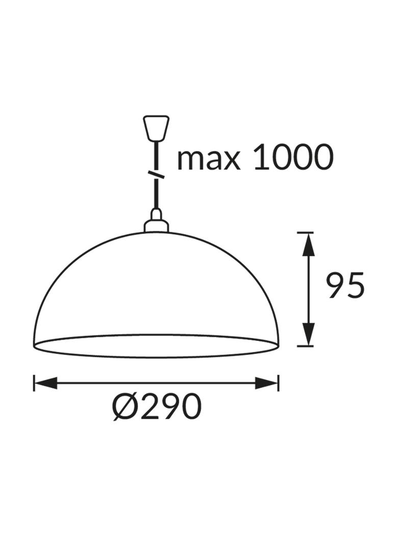 Wisząca oprawa oświetleniowa INKA GREY 29