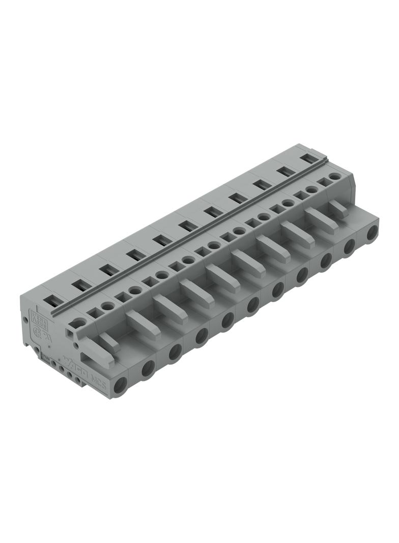 MCS-MIDI Classic gniazdo 11-bieg. szare raster 7,5 mm /25szt./ WAGO