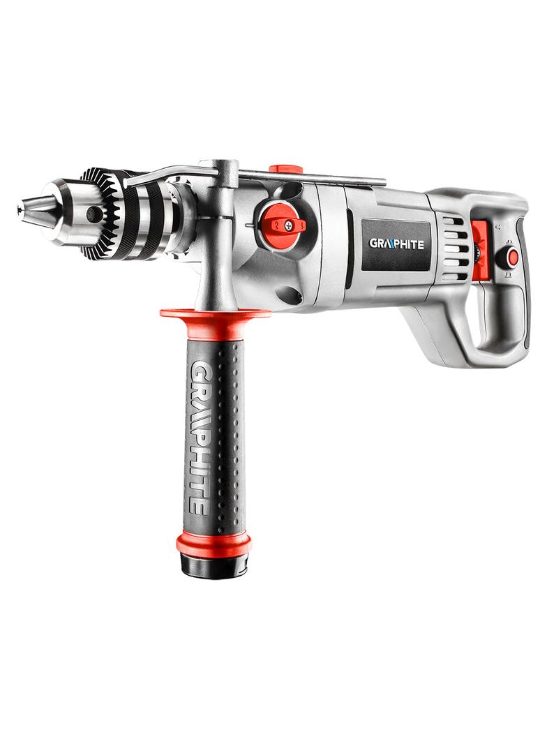 Wiertarka udarowa 1050W, uchwyt kluczykowy 16 mm, obroty I: 0-900 min?1, II: 0-2500 min?1