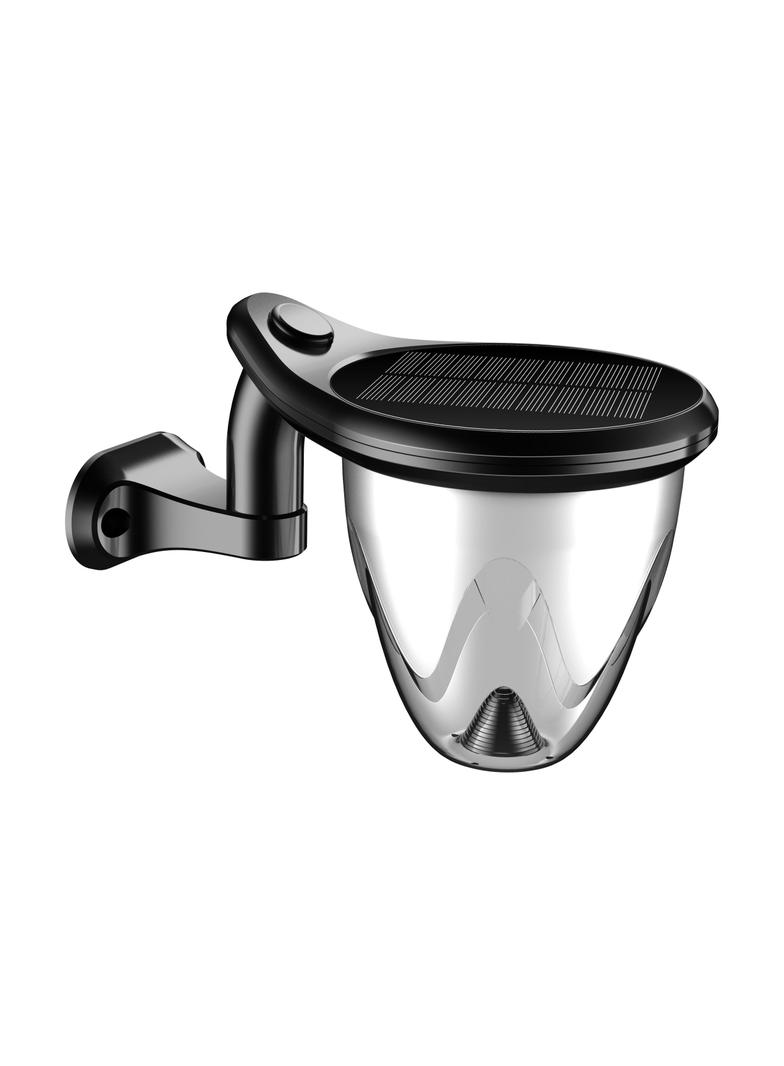 SOLARA BRILO 1W CCT IP44 150x180x135mm CZARNY wbijana/naścienna 2 lata gw. SPECTRUM