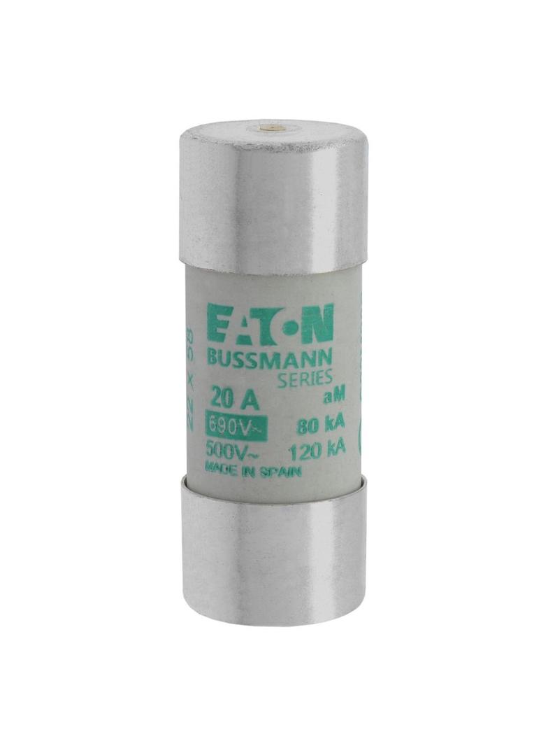 C22M20S Wkładka cylindryczna z wybijakiem 22x58 20A GG 690V AC C22M20S EATON