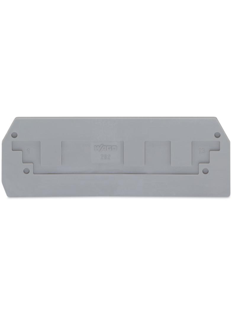 ścianka końcowa szara