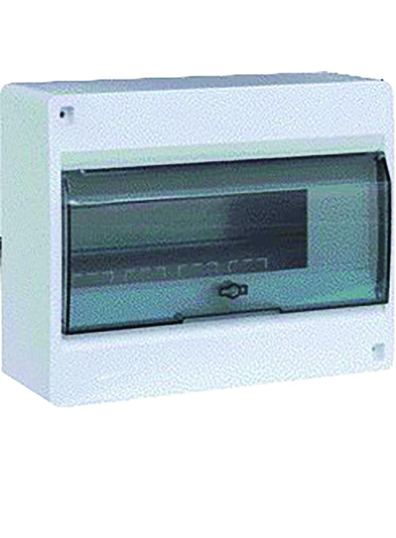 IC2 Rozdzielnica 1x10 natynkowa IP40 drzwi transparentne VD110TP HAGER