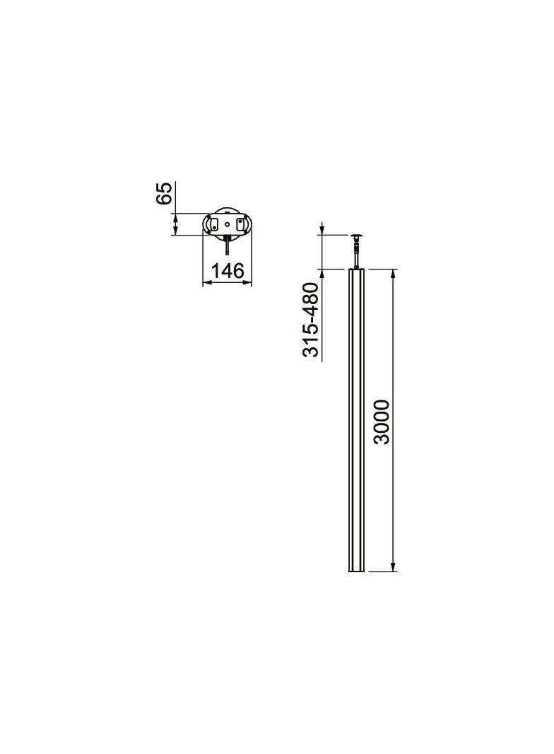 ISSOG70140EL, Kolumna zasilająca