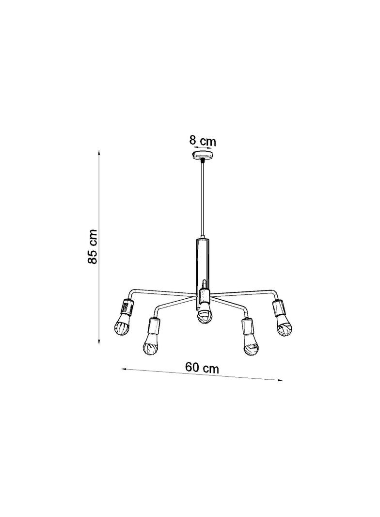 Sollux Żyrandol DUOMO 5 SL.0304