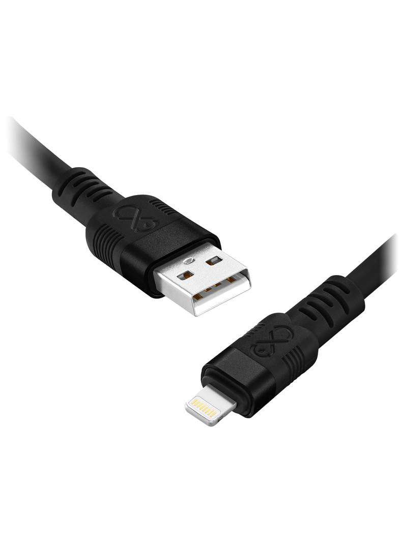 Kabel USB-A - Lightning eXc WHIPPY Pro, 0.9M (29W, szybkie ładowanie), kolor mix ciemny* (*wysyłany