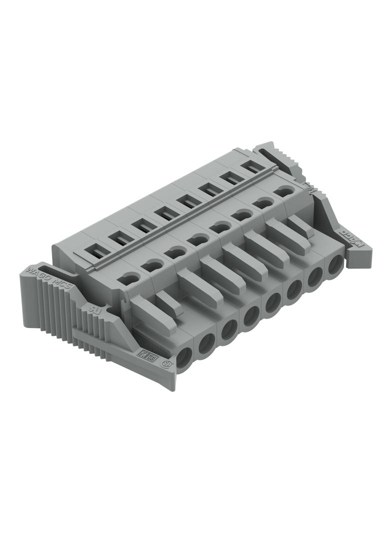 Gniazdo MCS‑MIDI Classic 8‑biegunowe szare raster 5mm 231‑108/037‑000 /25szt./ WAGO
