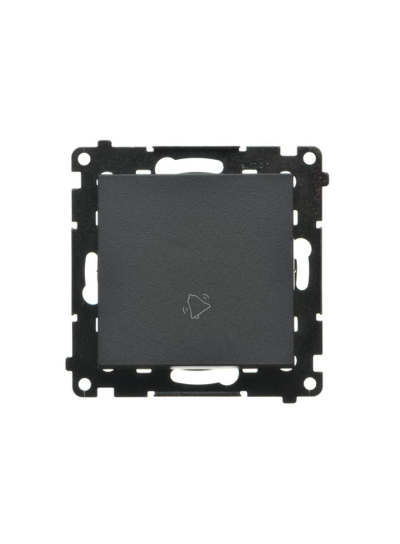 Simon 55 Przycisk zwierny /dzwonek/ szybkozłączka Czarny mat