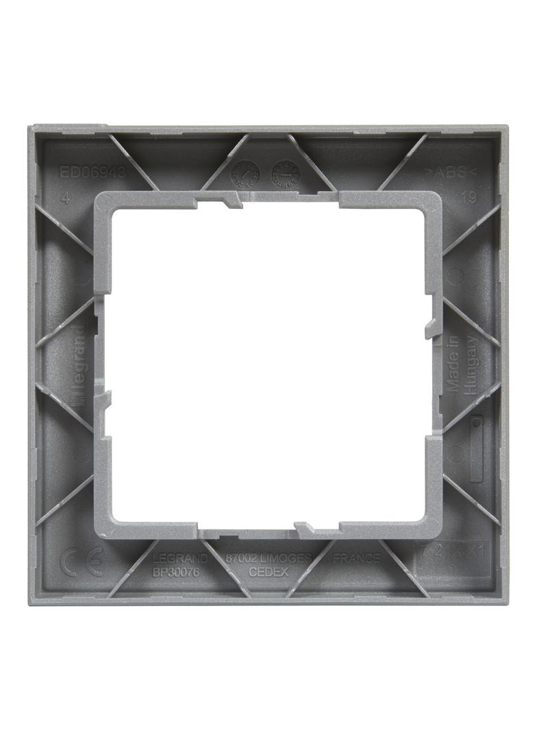Suno Ramka Pojedyncza Jednokrotna Aluminium Szczotkowane 721561 LEGRAND