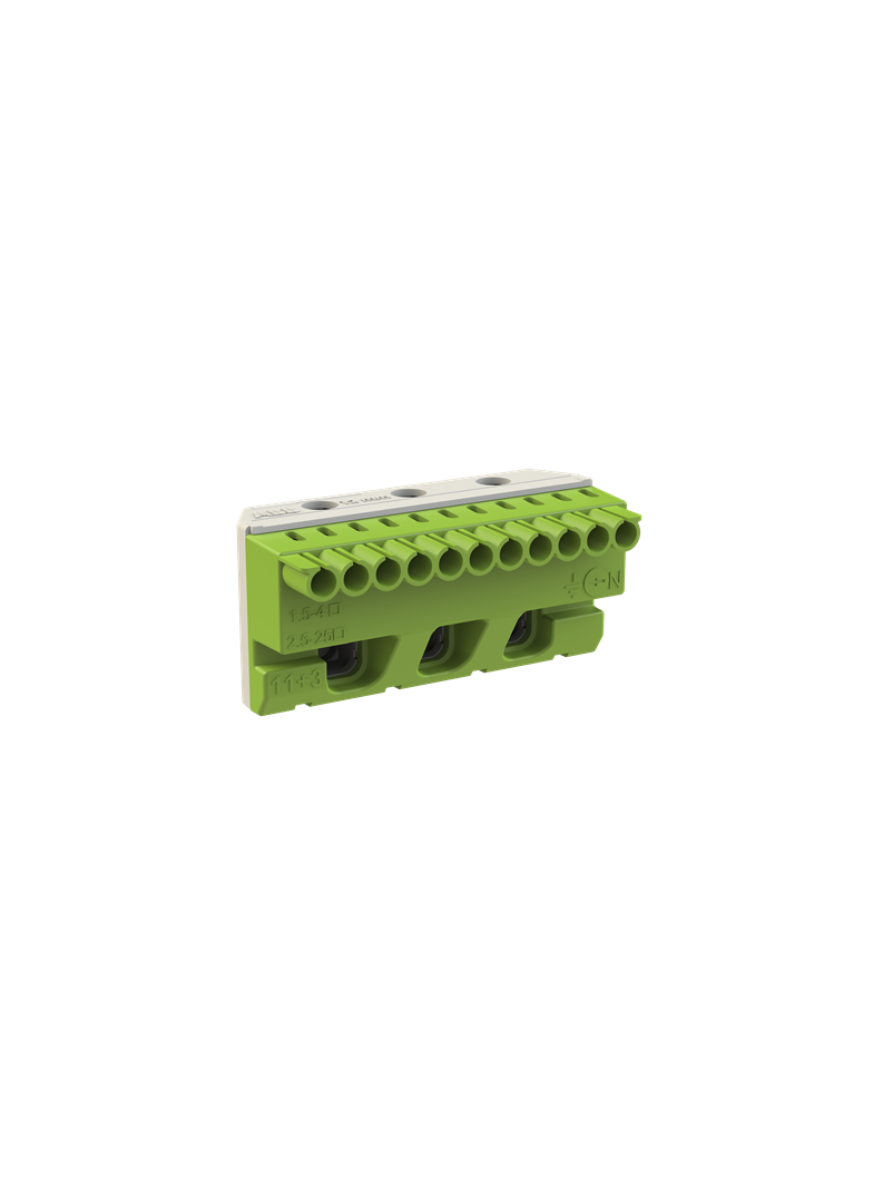 Listwa zaciskowa wtykowa PE 11*1,5-4mm2+3*25mm2