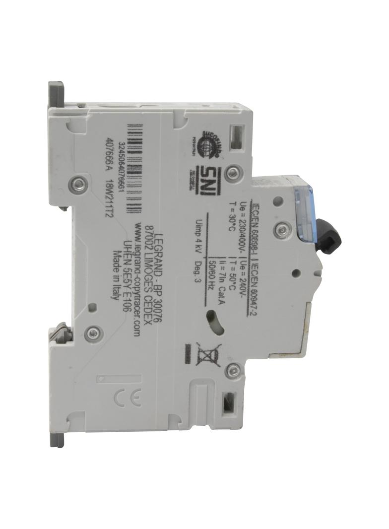 Wyłącznik Nadprądowy S 301 1P C6A 6kA DX3 407666 LEGRAND
